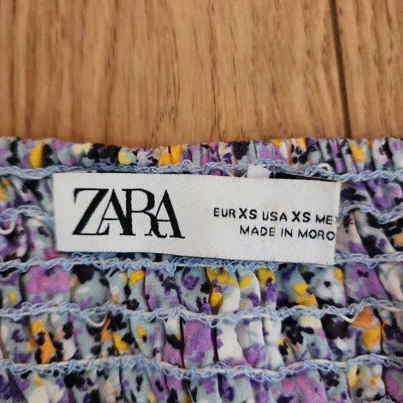 Zara Ditsy Floral Maxi Dress- XS - Picture 6 of 13